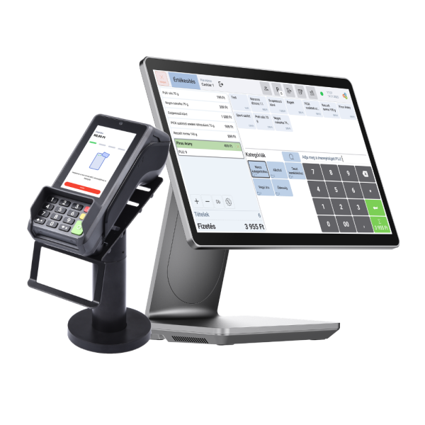 FiskalPRO POS terminál bankkártyaolvasóval C9 + C20